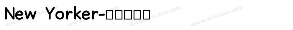 New Yorker字体转换